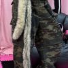 Faux Fur Y2K Winter Waist Belt Punk Hip-Hop Dance Accessory